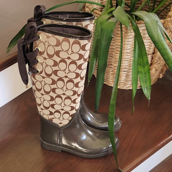 Coach Tristee rain boots - Picture 4 of 7